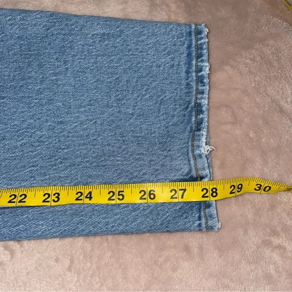 Abercrombie & fitch ripped the ‘90s straight ultra high rise Jean 29/8s - Picture 11 of 13